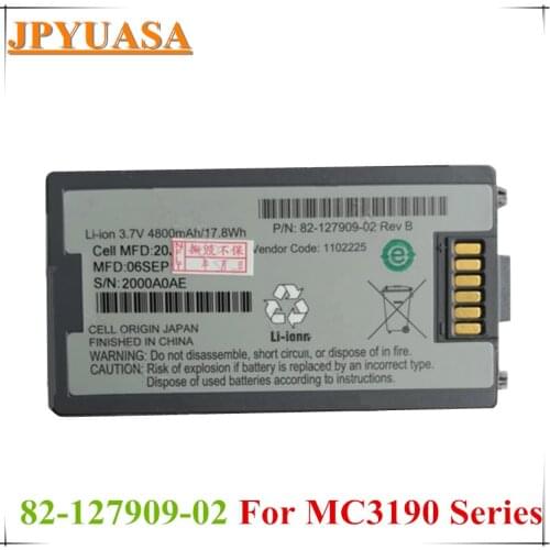 7XINbox 3.7V 4800mAh 82-127909-02 Battery For Symbol mc30 mc3090 mc3100 mc3190g MC3190R MC3190Z MC3190S MC3190G MC31X0