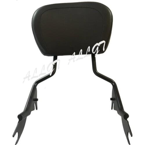 ALLGT New Passenger Sissy Bar Backrest For Touring Street Glide Road King 2008-2016 2009 2010 2011 2012 2013 2014 2015