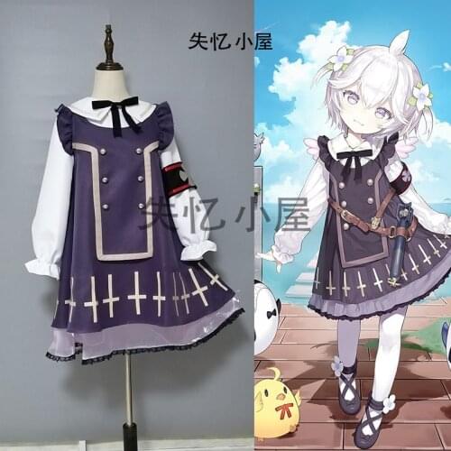 Anime Azur Lane U-110 Shaks Game Lolita Uniform Dailydress Suit Any Size Cosplay Costume Women Halloween Free Shipping 2021 New