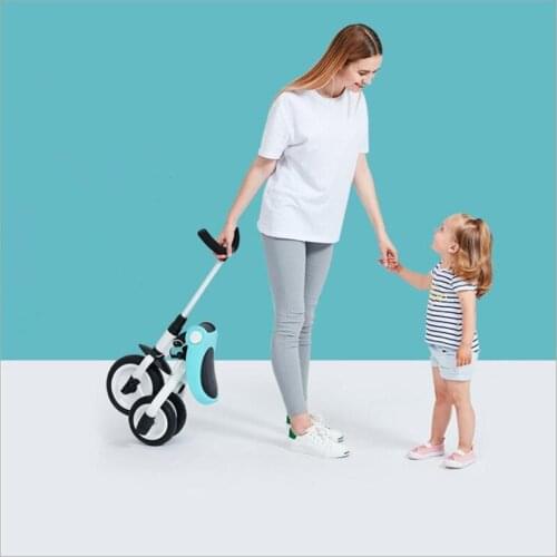 Childrens Tricycle Trolley 2-3-6 Years Old Bicycle Lightweight Portable Folding Bicycle Stroller high Quality Toy for Children