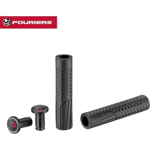 FOURIERS GP-S001 Silicone handlebar grips Mountain bike bicycle MTB Bike Handlebar Silicone Grips Silica GEL