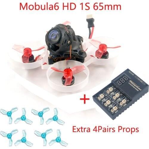 Happymodel Mobula6 HD 1S 65mm Brushless Quadcopter BWhoop Mobula 6 HD FPV Race Drone BNF wi/ AIO 4IN1 Crazybee F4 Lite HD Camera