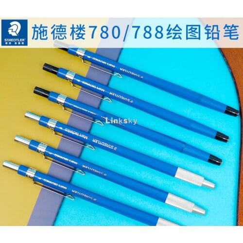Staedtler Mars Technico 780C Mechanical Lead holder,clutch Pencil for Draft Drawing, Art Sketching Sharpener,788 Lead Holder