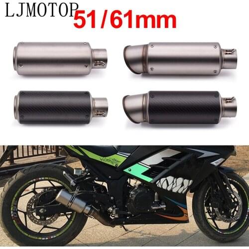 For yamaha aerox155 mt03 aerox 155 yz 125 fz8 xsr700 Universal Motorcycle Exhaust Muffler Escape Moto Exhaust And DB killer