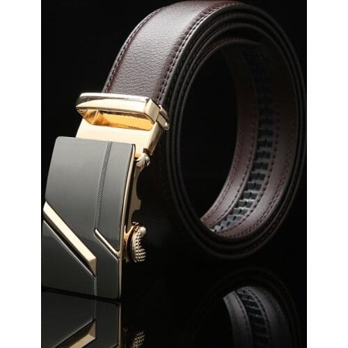 2018 New Designer Belt Leather Automatic Buckle Belts Men Authentic Girdle Trend Mens Belts Ceinture Cinto Masculino