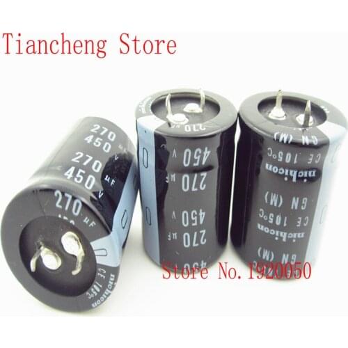 450v270uf 270uf450v original electrolytic capacitor size: 30 * 35