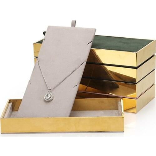 Jewelry display stand necklace pendant stand factory wholesale metal frame jewelry tray jewelry props desktop display tray