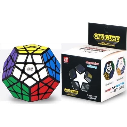 QIYI megaminxeds 12 sides Magic Cube stickerless Speed Cube professional Unique design Puzzle Cubo educatinal Toys for Kids