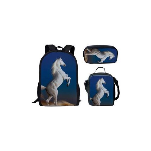 Horse Satchel School Bags 3 Set /pcs School Orthopedic Backpacks for Children Schoolbag Girls mochilas Escolares