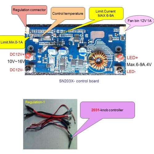 LED control PCB and endoscope Light Source driver CB400UV -konb controller S2031