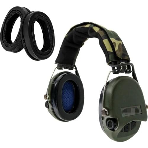Tactical MSASORDIN Airsoft Headphone Electronic Hearing Protection Noise Reduction Hunting Shooting Tactical Headset+Gel Era Pad
