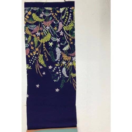 Stock 5yards/bag Colorful plant design jacquard fabric fashion new used in wedding dress design SSN11