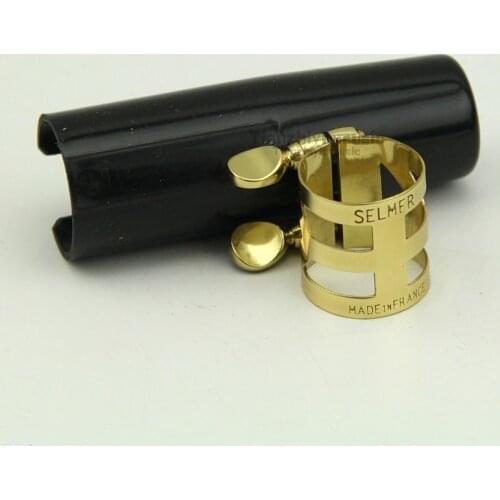 Vintage Metal Cap and ligature for Alto Sax Saxophone 1ste