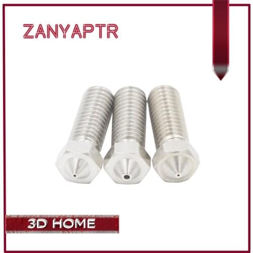 3D printer parts Volcano Nozzle with Lettering Large Diameter Stainless Steel 1.75MM