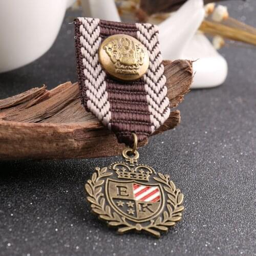 3D Tactical Morale Badges Embroidered Army Military Brooch E.K Flag Medal for Clothing Backpack Patch Pin Brooch For Men