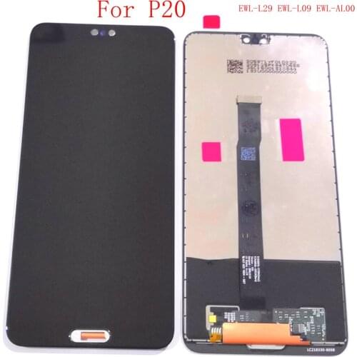 5.8"For Huawei P20 EML-L29 EML-L09 EML-AL00 LCD Screen Display Touch Screen Digitizer Full Replace Pantalla P20 Sensor panel