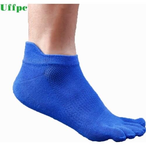 5 pairs/lot Fashion Elegant Men Socks Male Casual Cotton Toe Socks Men Brand Five Finger Socks Male Summer Short Socks