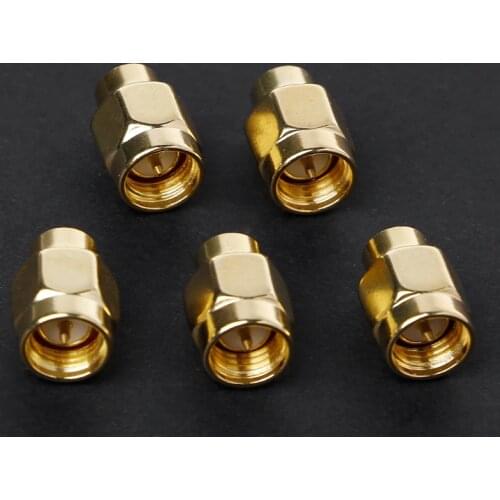 5pcs Gold plated 50 OHM RF Coaxial Matched Termination LOADS SMA male connector