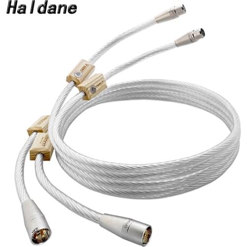 Haldane Pair TOP-HIFI Nordost Odin 2 Silver Reference Interconnects XLR Balance Cable for Amplifier CD Player
