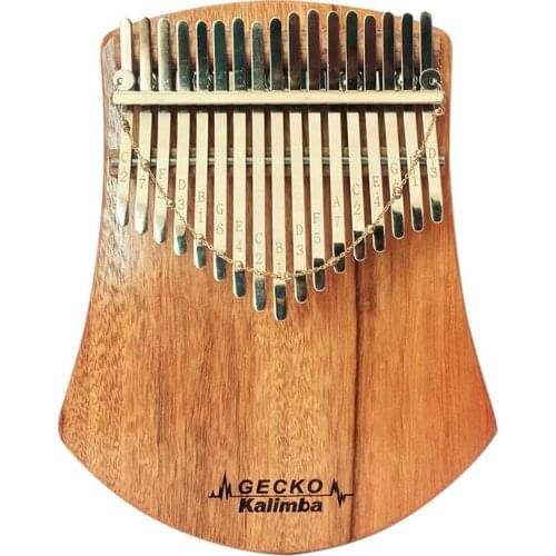 Kalimba 17 Keys Veneer Wooden Thumb Piano Portable Finger Piano Tremolo Chain African Native Musical Instruments Mbira Sanza