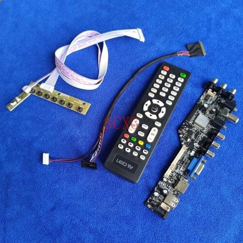 LVDS 40Pin For LP156WH2-TLA1/TLAA/TLAC/TLB1/TLC1/TLD1 Display drive card HDMI-compatible DVB VGA USB AV Digital LED Kit 1366*768