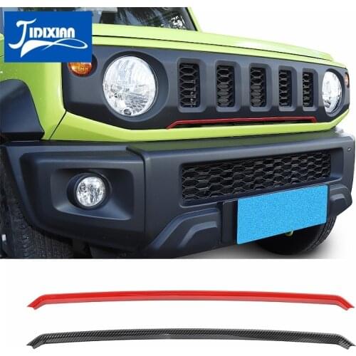MOPAI Car Stickers for Suzuki Jimny 2019+ Car Front Grille Decoration Trim Cover for Suzuki Jimny 2019+ Exterior Accessories