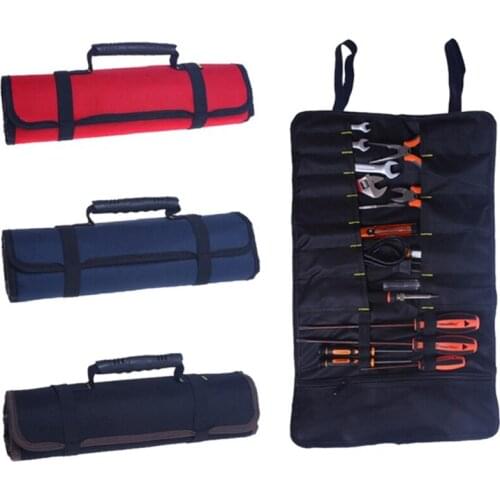 Multifunction Tool Transport Bags Practical Handles Oxford Canvas Chisel Roll Bags For Tool 3 Colors New Instrument Case Storage
