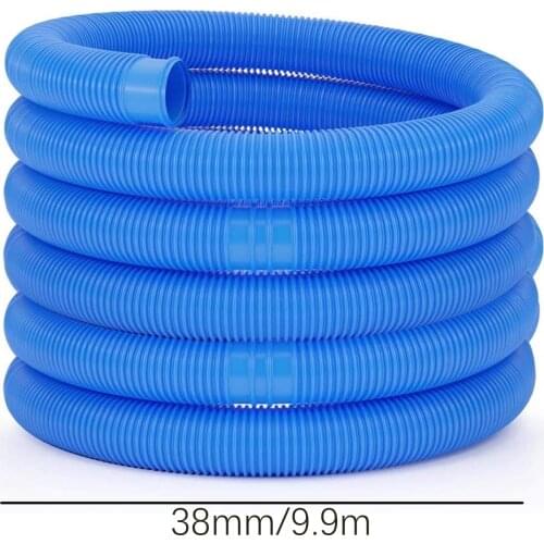 9.9M Swimming Pool Cleaner 38mm Pipe Drawing Water Hose UV and Chlorine Water Resistant for Filter Pump System