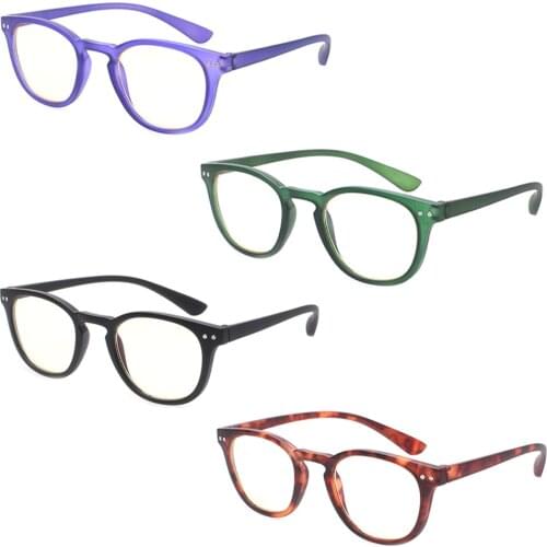 Blue Light Blocking Glasses Women Men Vintage Eyeglass Men Optical Computer Reading Eyeglasses Frame Oversize Square Black