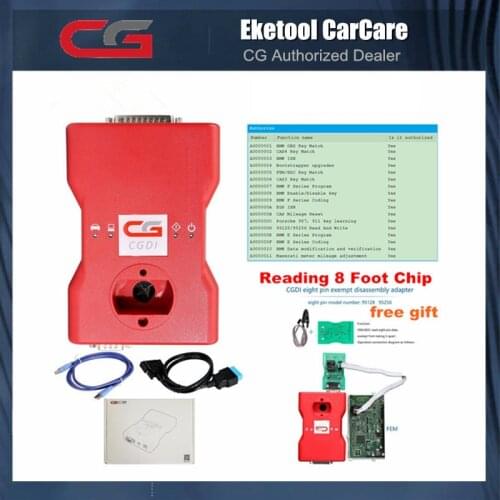Original CGDI Prog For BMW 3 in 1 Function Key Programmer For BMW FEM/EDC Function Test Platfirm Gearbox Plug PCF79XX Unlocker