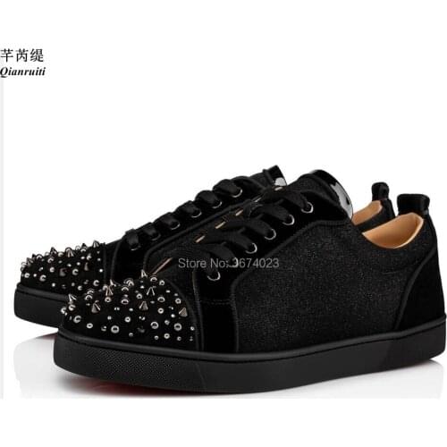 Qianruiti Party Dress Shoes Gold Beads Low Top Flat Shoes Glitter Tennis Sneakers Lace Up Casual Shoes Men Rubber Sole Sneakers