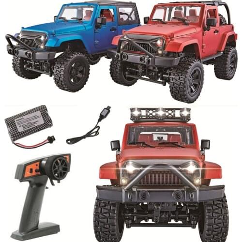 RBRC F1/F2/F1S 1/14 4WD RC Car 2.4G Radio Control Truck Car RTR Crawler Off-Road Buggy for Jeep Vehicle Model with LED Light