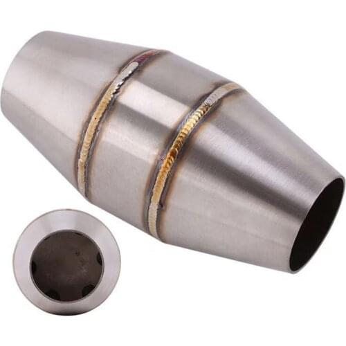 Motorcycle Catalyst Expansion Chamber Pressure Pack DB Killer Silencer Noise Sound Eliminator Dirt Bike Front Link Pipe Modified