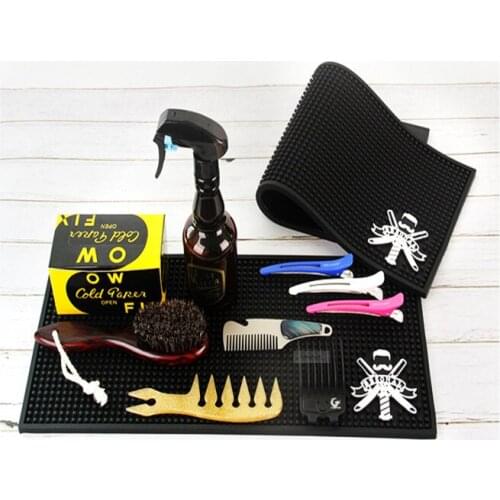 1pc rubber hair tools mat salon barber waterproof insulation pad styling tools accessories