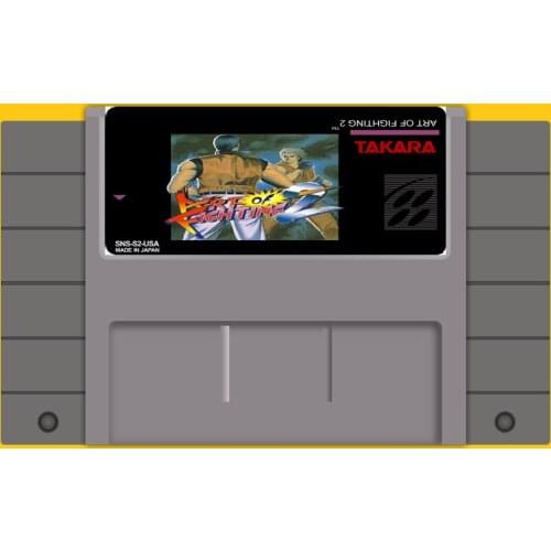 Art of Fighting 2 46 Pin 16 Bit Grey Game Card For USA NTSC Game Player