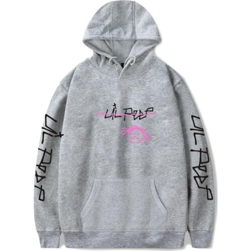 Lil Peep Hoodies Men Women Sweatshirts Autumn Long Sleeve Hooded Harajuku Hip Hop Casual Hoodie Hot boys girls gray pullovers