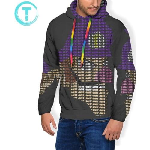 Waluigi Hoodie Wah Waluigi Hoodies Big Outdoor Pullover Hoodie Purple Mens Popular Long Sleeve Autumn Hoodies