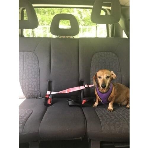 Animal Dog Pet Car Safety Seat Belt Harness Restraint Lead Leash Travel Clip Dogs Supplies Accessories for Travel