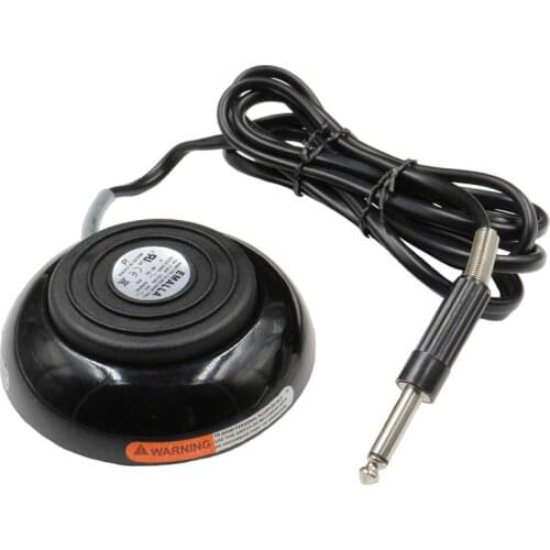 Newest Tattoo Foot Switch 360 Degree Access Round Stainless Steel Tattoo Foot Pedal for Tattoo power Supply