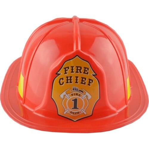 Funny Party Hats Kids Fireman Hat, Firefighter Costume for Kids, Fireman Helmet with Reflective Stripes, Kids Dress Up