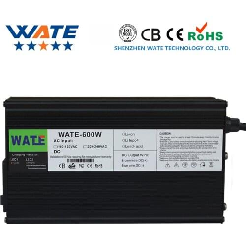WATE 58.8V 9A Charger 14 series 51.8V Li-ion Battery Smart Charger Lipo/LiMn2O4/LiCoO2 battery Charger