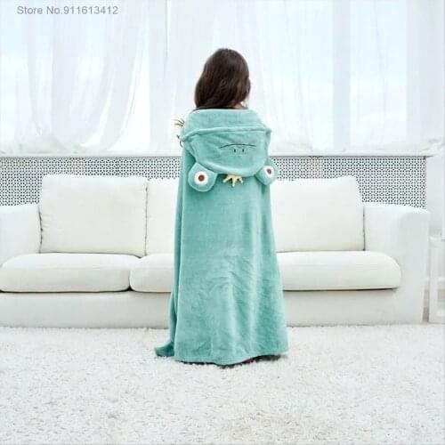 Animal Frog Wearable Bath Towel Absorbent Chic Towel For Bathroom for Boy Girl Bathroom Accessories Kids Children Gifts