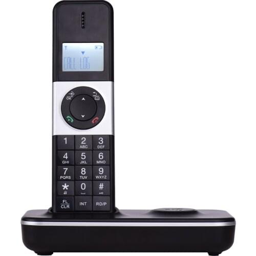 English Russian Multi-language Home Landline Phone Wireless with Flash Mute Redial LCD Blacklight Landline Cordless Telephone