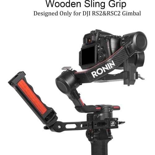 DF DIGITALFOTO Adjustable Handle Hand Grip for DJI RS2 RSC2 Ronin S2 Gimbal accessories with Cold Shoe Mount