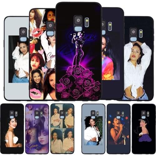 Selena black Soft phone Case For Samsung S20 S10 S9 S8 S7 edge Plus Lite For Note 8 9 10 A6 A7 A8 A9 2018 Cover