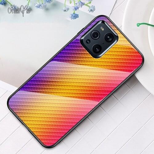 For OPPO Find X3 X2 Neo Case XUANYAO Original Ultra Slim Tempered Glass Coque For OPPO Find X X2 Pro Case Mirror Soft Edge Cover