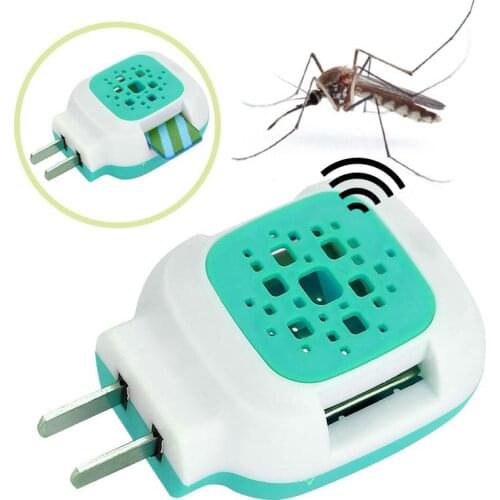 Electric Mosquito Repeller Plug-In Insect Summer Mosquitoes Repellent Incense Heater Convenient Blue Plastic Flies Home