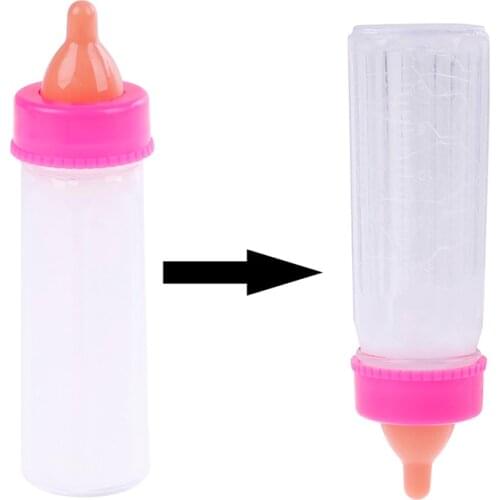 1 pc Baby Reborn Dolls Feeding Bottle Toy Strange Magic Prop Milk Bottle Liquid Disappearing Milk Accessories Children Gift Toy