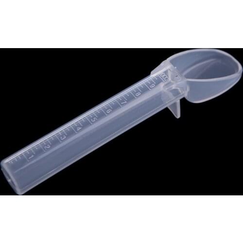 Infant Baby PP Medicine Feeding Spoon Feeder Anti Choke Device With Scale Dropship