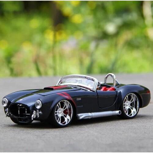 1:24 1965 Shelby Cobra 427 Alloy Car Model Simulation Car Decoration Collection Gift Toy